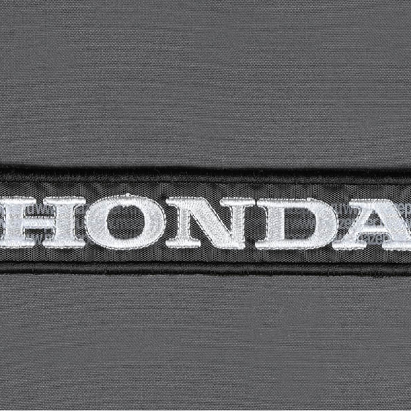 Нашивка "HONDA" - логотип 145х35 мм. (чёрный, белый) Mazepper