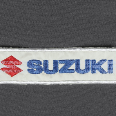 Нашивка "SUZUKI" 145х40 мм. (белый, красный, синий) Mazepper