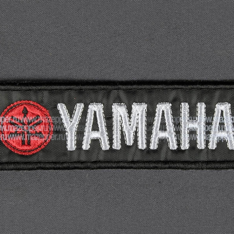 Нашивка "YAMAHA" - логотип 130х45 мм. (чёрный, белый, красный) Mazepper