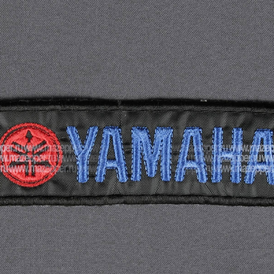 Нашивка "YAMAHA" - логотип 130х45 мм. (чёрный, синий, красный) Mazepper