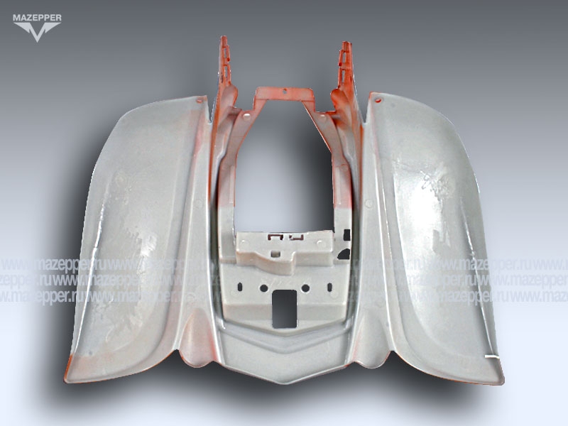 Обтекатель "Bashan" (BS200S-7A) задний (серо-оранжевый) Mazepper