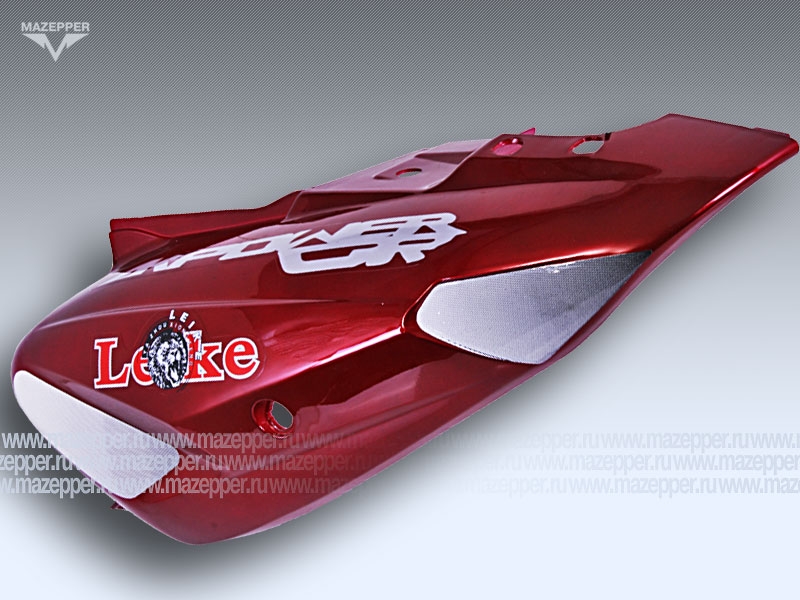 Обтекатель "Leike" (LK125T-26, LK50QT-17E) задний (красный) левый Mazepper