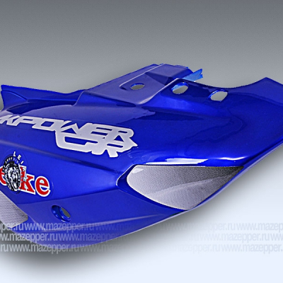 Обтекатель "Leike" (LK125T-26, LK50QT-17E) задний (синий) левый Mazepper