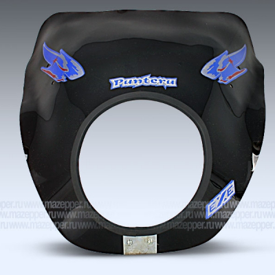 Обтекатель универсальный "Pantera" (чёрное, тонированное оргстекло) с креплениями Mazepper