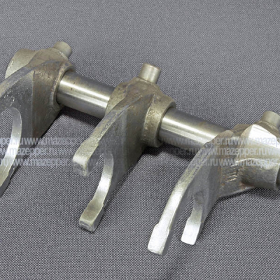 Ось "Bashan" (дв. 167ML, 4T, 200 см3) переключения передач в сб. (с вилками) Mazepper