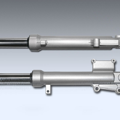 Перо передней вилки "Honling" дисковый тормоз, диск 10" (левое) Mazepper