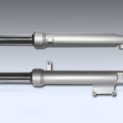 Перо передней вилки "Honling" дисковый тормоз, диск 10" (правое) Mazepper