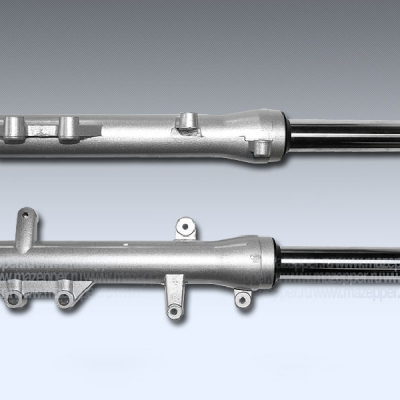 Перо передней вилки "Honling" дисковый тормоз, диск 13" (правое) Mazepper
