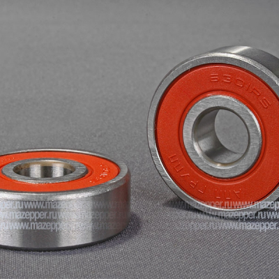 Подшипник 301 (12х37х12 мм.) закрытый, обрезиненный (АПП) Mazepper