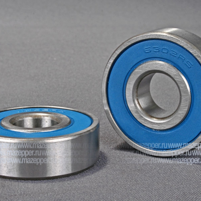 Подшипник 302 (15х42х13 мм.) закрытый, обрезиненный (АПП) Mazepper