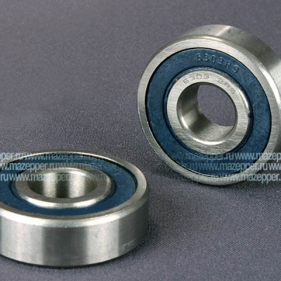 Подшипник 303 (17х47х14 мм.) закрытый, обрезиненный (Китай) Mazepper