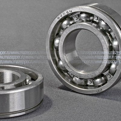 Подшипник 50205 (25х52х15 мм.) открытый, с канавкой на наружном кольце (АПП) Mazepper