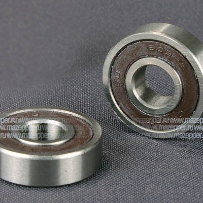 Подшипник 609 (9х24х7 мм.) закрытый, обрезиненный (CRAFT) Mazepper