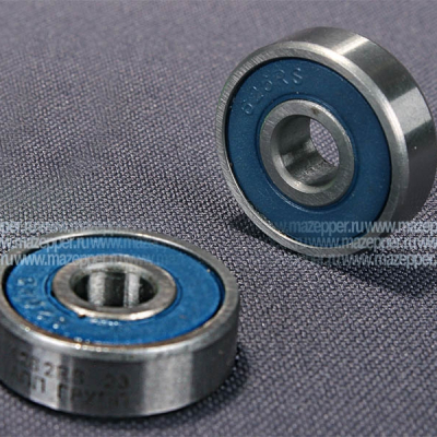 Подшипник 626 (6х19х6 мм.) закрытый, обрезиненый (АПП) Mazepper