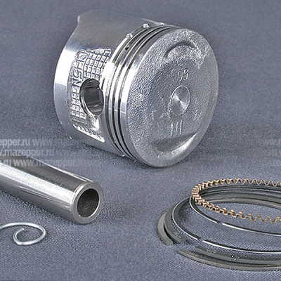 Поршень "Dingo" (дв. 1P47FMB, 4Т,  70 см3) 2 рем. D=47,50 мм., палец D=13 мм., кольца (ТАТА) Mazepper