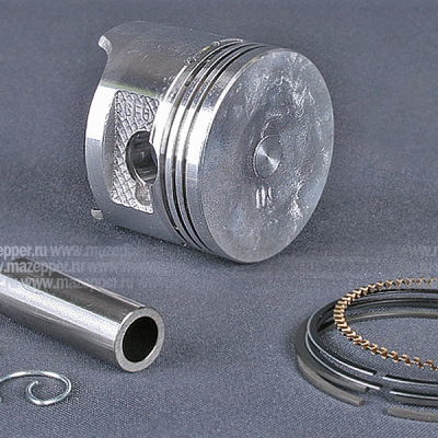 Поршень "Dingo" (дв. 1P50FMH, 4Т, 100 см3) 2 рем. D=50,50 мм., палец D=13 мм., кольца (TATA) Mazepper