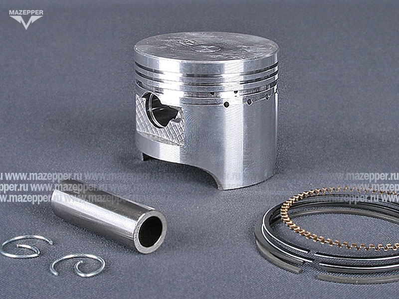 Поршень "Dingo" (дв. 1P50FMH, 4Т, 100 см3) 2 рем. D=50,50 мм., палец D=13 мм., кольца (TATA) Mazepper