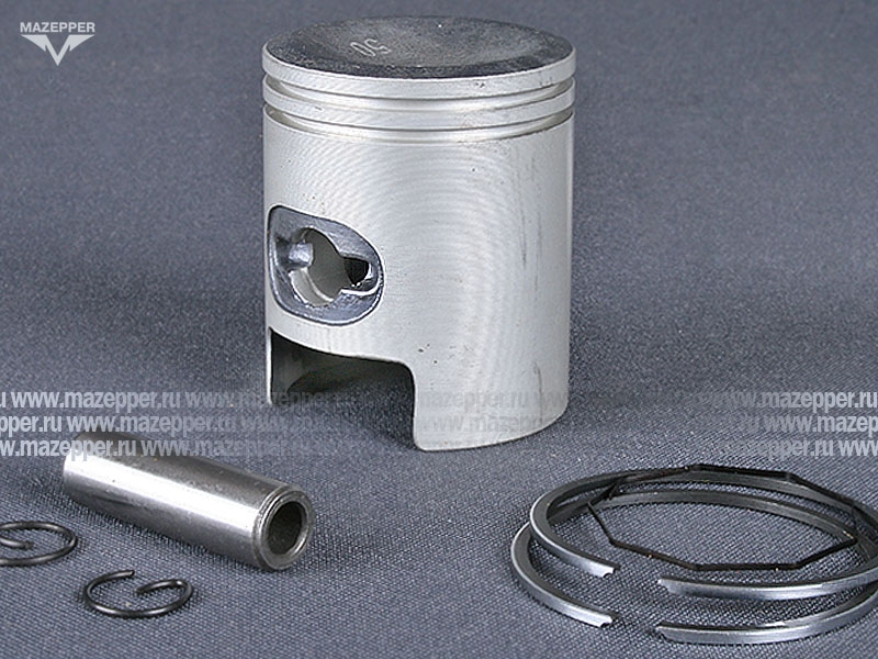 Поршень "Honda" Lead (дв. AF-03E, 50 см3) 2 рем. D=40,50 мм., палец D=10 мм., кольца (S.E.E) Mazepper