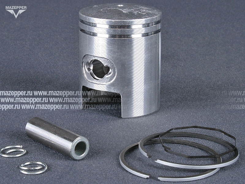 Поршень "Honda" Lead (дв. AF-20E, 50 см3) 2 рем. D=40,50 мм., палец D=10 мм., кольца (Китай) Mazepper