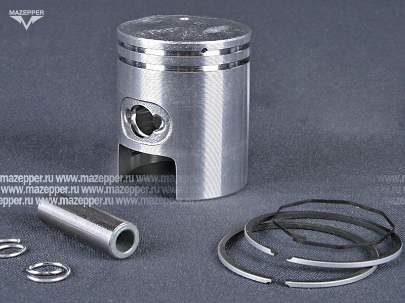 Поршень "Honda" Lead (дв. AF-20E, 50 см3) 2 рем. D=40,50 мм., палец D=10 мм., кольца (Китай) Mazepper