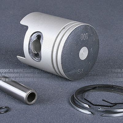 Поршень "Honda" Lead (дв. AF-20E, 50 см3) 4 рем. D=41,00 мм., палец D=10 мм., кольца (S.E.E) Mazepper