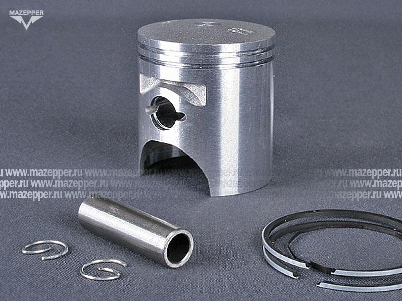 Поршень "Honda" Lead (дв. HF-05E, 90 см3) 3 рем. D=48,75 мм., палец D=12 мм., кольца (ТАТА) Mazepper