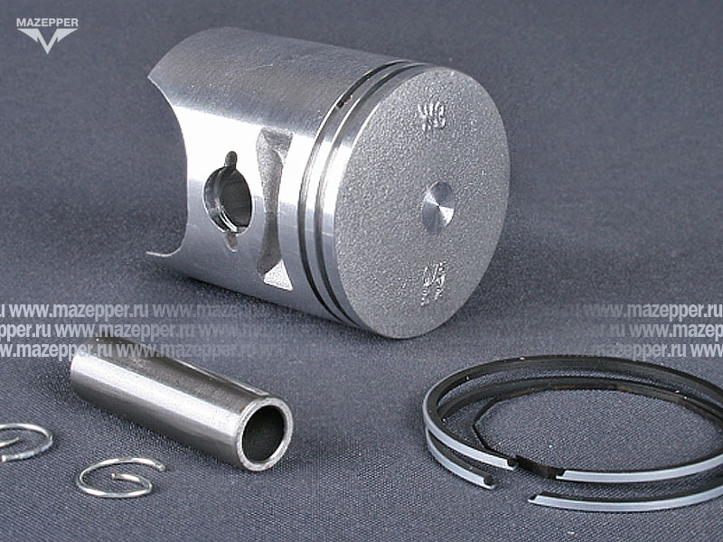 Поршень "Honda" Lead (дв. HF-05E, 90 см3) 3 рем. D=48,75 мм., палец D=12 мм., кольца (ТАТА) Mazepper