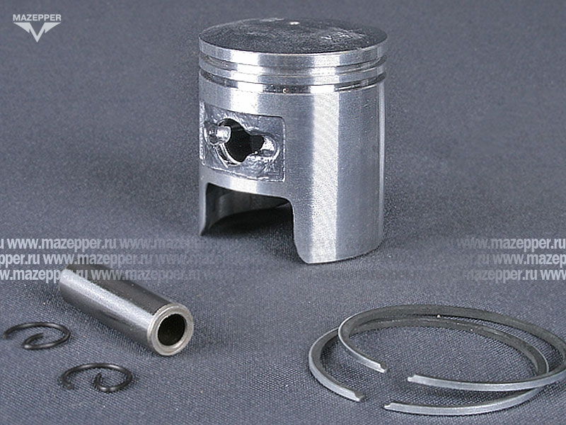 Поршень "Honda" Tact (дв. AF-05E, 50 см3) 1 рем. D=41,25 мм., палец D=10 мм., кольца (TKR) Mazepper