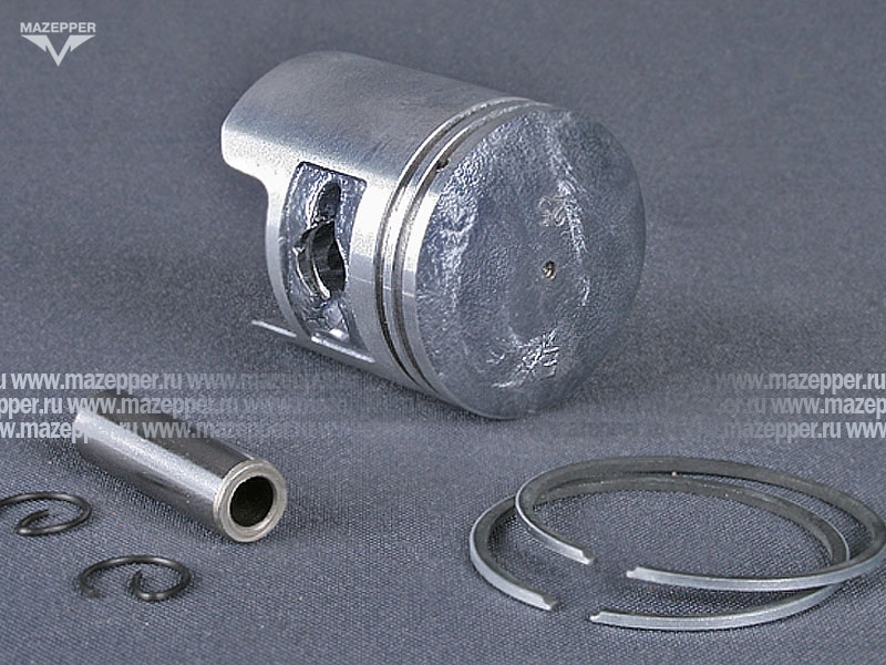 Поршень "Honda" Tact (дв. AF-05E, 50 см3) 1 рем. D=41,25 мм., палец D=10 мм., кольца (TKR) Mazepper