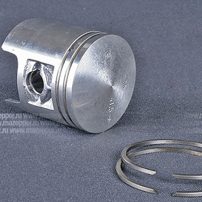 Поршень "Honda" Tact (дв. AF-05E, 50 см3) 2 рем. D=41,50 мм., палец D=10 мм., кольца (Episad) Mazepper