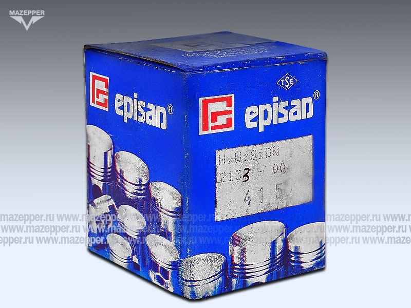 Поршень "Honda" Tact (дв. AF-05E, 50 см3) 2 рем. D=41,50 мм., палец D=10 мм., кольца (Episad) Mazepper