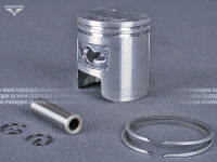 Поршень "Honda" Tact (дв. AF-05E, 50 см3) 2 рем. D=41,50 мм., палец D=10 мм., кольца (TKR) Mazepper