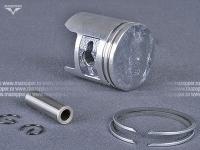 Поршень "Honda" Tact (дв. AF-05E, 50 см3) 2 рем. D=41,50 мм., палец D=10 мм., кольца (TKR) Mazepper