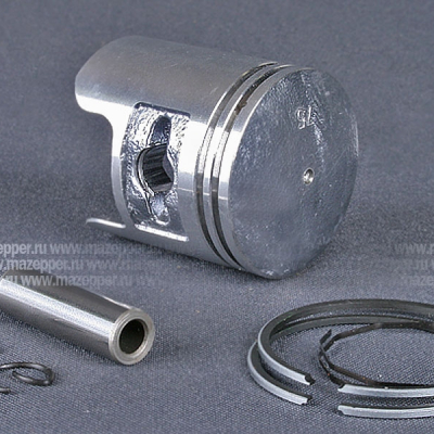 Поршень "Honda" Tact (дв. AF-05E, 50 см3) 3 рем. D=41,75 мм., палец D=10 мм., кольца (AHT) Mazepper