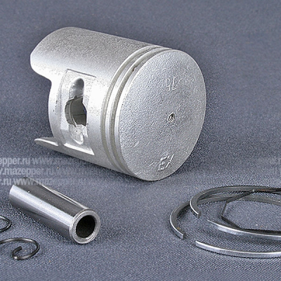 Поршень "Honda" Tact (дв. AF-05E, 50 см3) 3 рем. D=41,75 мм., палец D=10 мм., кольца (S.E.E) Mazepper