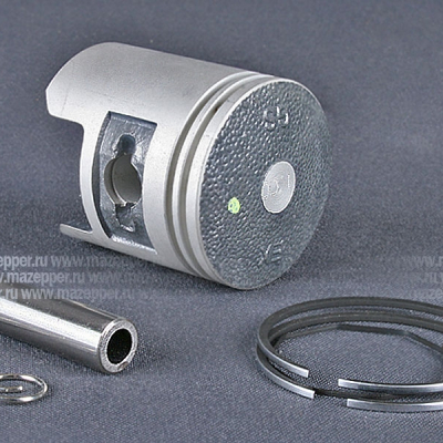 Поршень "Honda" Tact (дв. AF-05E, 50 см3) 4 рем. D=42,00 мм., палец D=10 мм., кольца (S.E.E) Mazepper