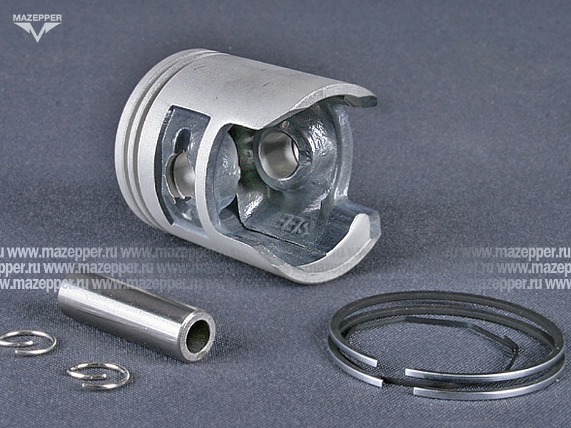 Поршень "Honda" Tact (дв. AF-05E, 50 см3) 4 рем. D=42,00 мм., палец D=10 мм., кольца (S.E.E) Mazepper