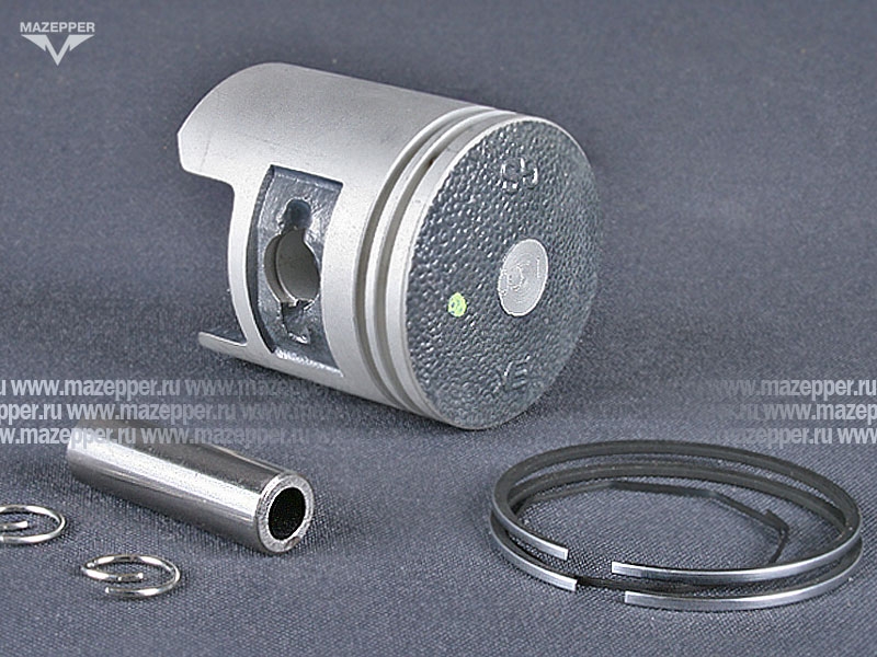 Поршень "Honda" Tact (дв. AF-05E, 50 см3) 4 рем. D=42,00 мм., палец D=10 мм., кольца (S.E.E) Mazepper