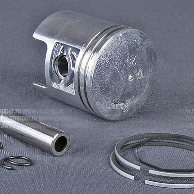 Поршень "Honling" (1E41QMB, 50 см3), "Suzuki" (GS-50) 1 рем. D=41,25 мм., палец D=10 мм. в сб. TATA Mazepper