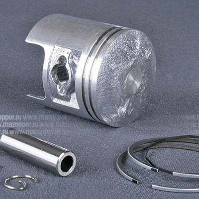 Поршень "Honling" (1E41QMB, 60 см3), "Suzuki" (GS-50)  норм. D=43,00 мм., палец D=10 мм. в сб. AFH Mazepper