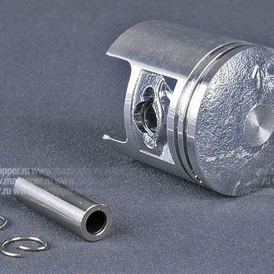 Поршень "Honling" (1E41QMB, 60 см3), "Suzuki" (GS-50)  норм. D=43,00 мм., палец D=10 мм., б/к Китай Mazepper