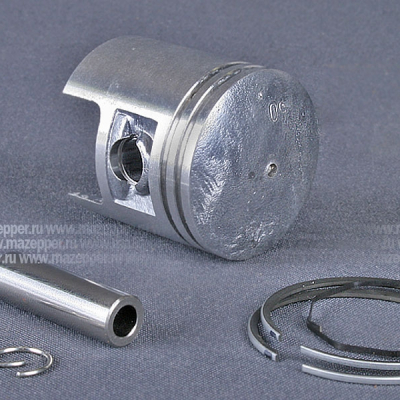 Поршень "Suzuki" (AD-50, 50 см3) 2 рем. D=41,50 мм., палец D=10 мм., кольца (AFH) Mazepper