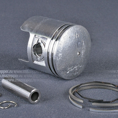 Поршень "Suzuki" (AD-50, 50 см3) 2 рем. D=41,50 мм., палец D=10 мм., кольца (ТАТА) Mazepper