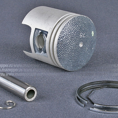 Поршень "Suzuki" (AD-50, 50 см3) 3 рем. D=41,75 мм., палец D=10 мм., кольца (S.E.E) Mazepper