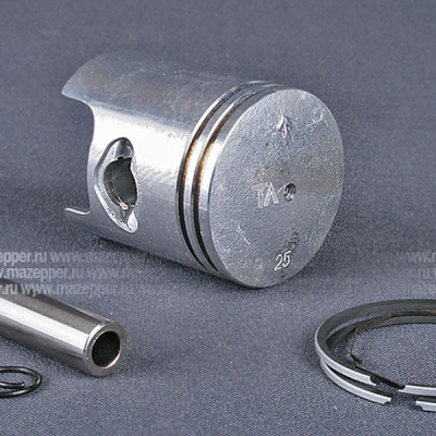 Поршень "Yamaha" (3KJ, 2JA, 50 см3) 1 рем. D=40,25 мм., палец D=10 мм., кольца (ТАТА) Mazepper