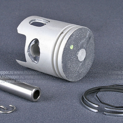 Поршень "Yamaha" (3KJ, 2JA, 50 см3) 4 рем. D=41,00 мм., палец D=10 мм., кольца (S.E.E) Mazepper