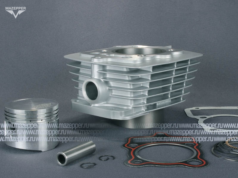 Поршневая группа "Lifan" (дв 162FMJ, 4T, 150 см3) в сб. (D=62 мм.) Fengrvi Mazepper