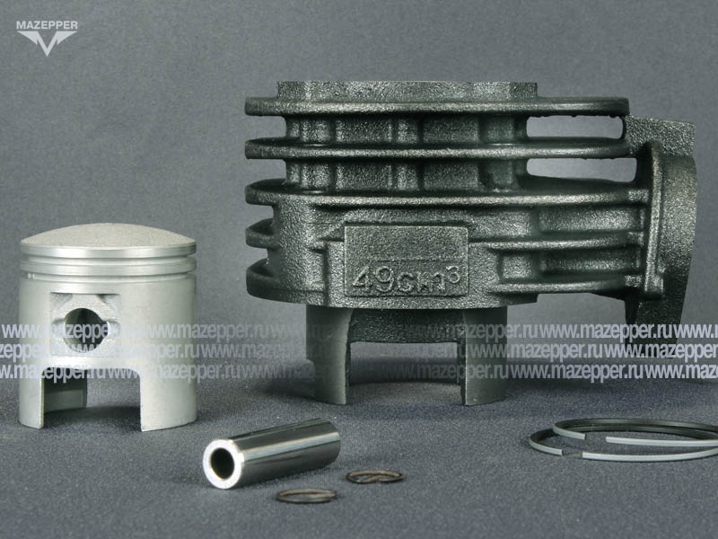 Поршневая группа "Suzuki" Let`s (дв. 50 см3) D= 41 мм. (TEVET) Mazepper