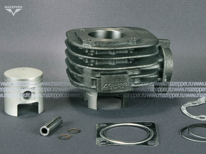 Поршневая группа "Suzuki" Let`s (дв. 50 см3) D= 41 мм. (TEVET) Mazepper