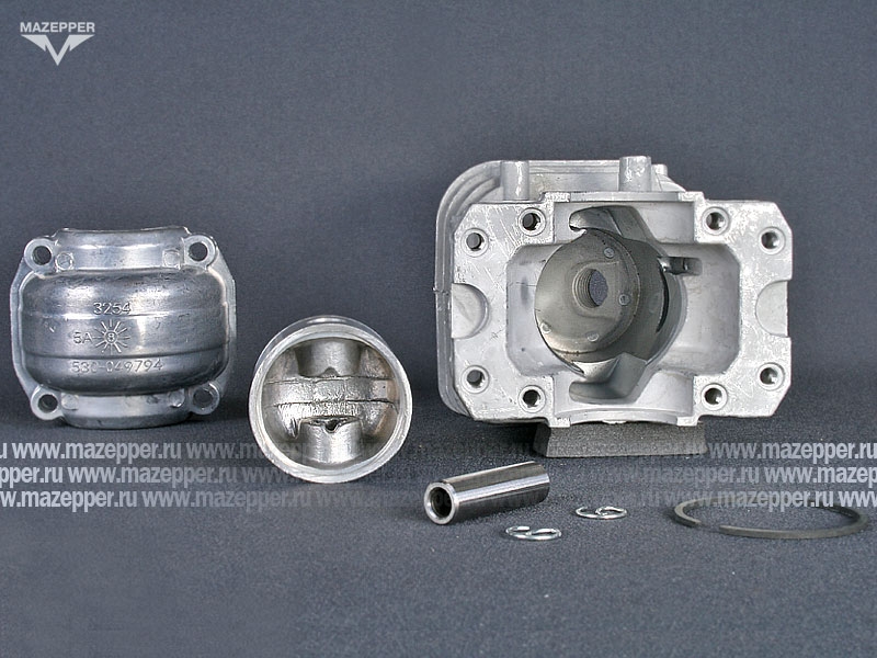 Поршневая группа Б/П "Husqvarna" 142 (D=40 мм.) в сб. (Китай) с крышкой Mazepper